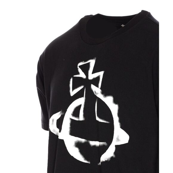Vivienne Westwood Men Stencil Orb Classic T-Shirt